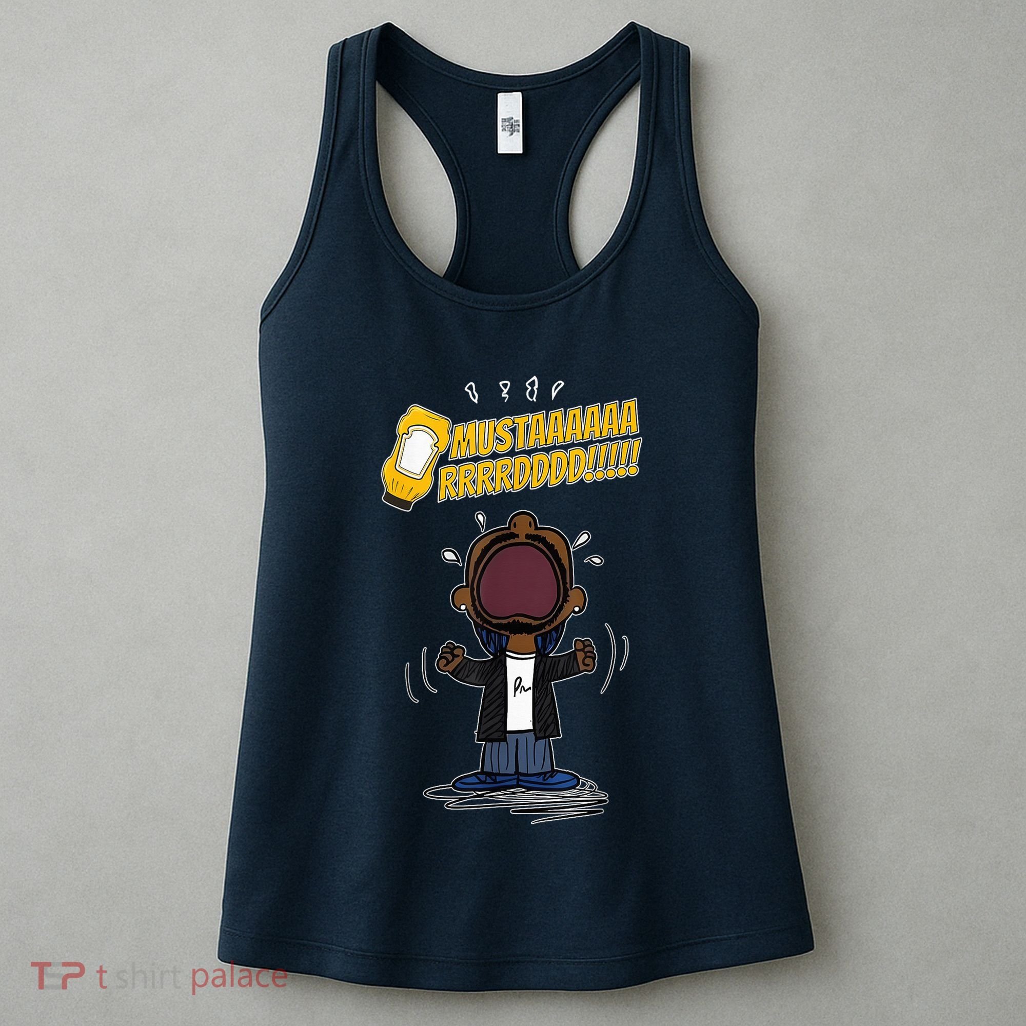 Mustarddd! Funny Mustard Lamar Tv Off Parody Women's Tank Top