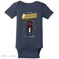 Mustarddd! Funny Mustard Lamar Tv Off Parody Baby Bodysuit thumb 0