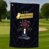 Mustarddd! Funny Mustard Lamar Tv Off Parody Golf Towel thumb 1