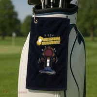 Mustarddd! Funny Mustard Lamar Tv Off Parody Golf Towel thumb 2