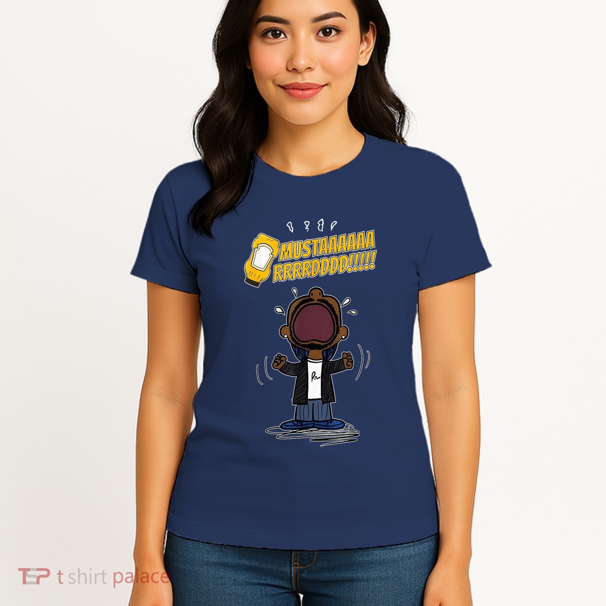 Mustarddd! Funny Mustard Lamar Tv Off Parody Women's T-Shirt