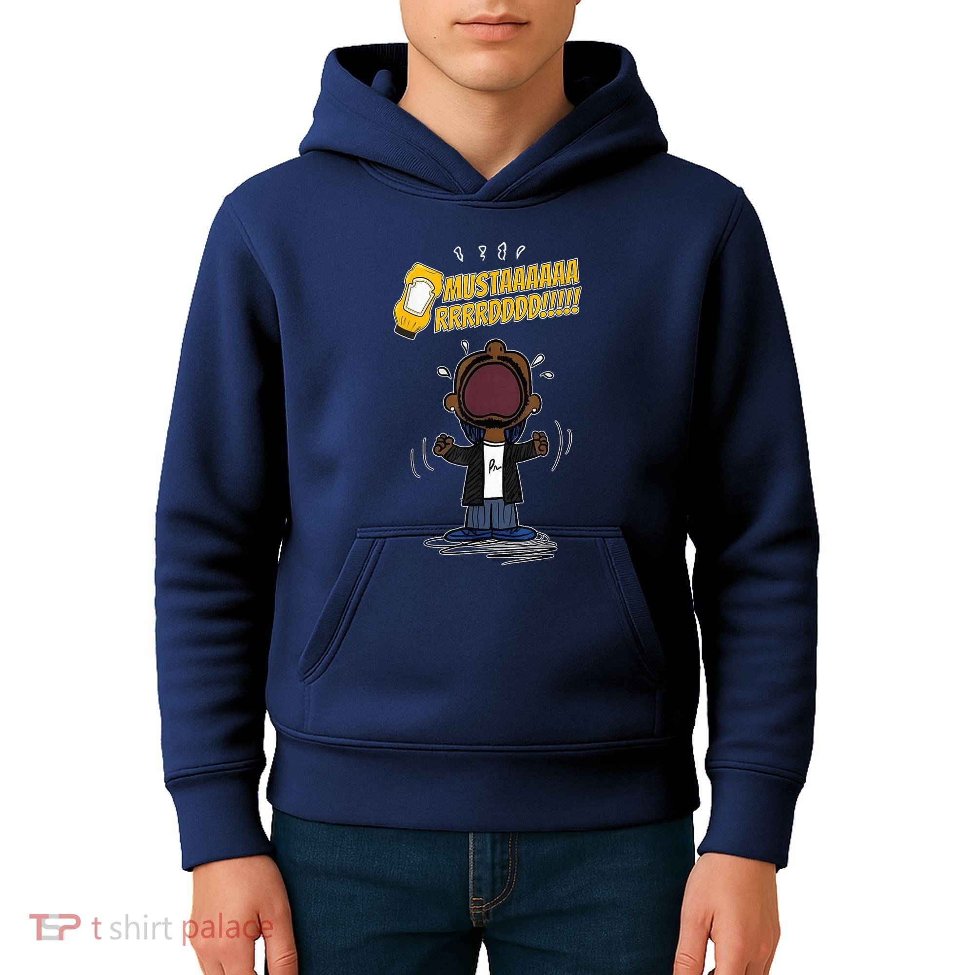 Mustarddd! Funny Mustard Lamar Tv Off Parody Kids Hoodie
