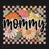 Mommy Floral Mother'S Day Wildflower Girl Checkered Women's Tank Top thumb 5