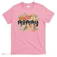 Mommy Floral Mother'S Day Wildflower Girl Checkered T-Shirt thumb 0