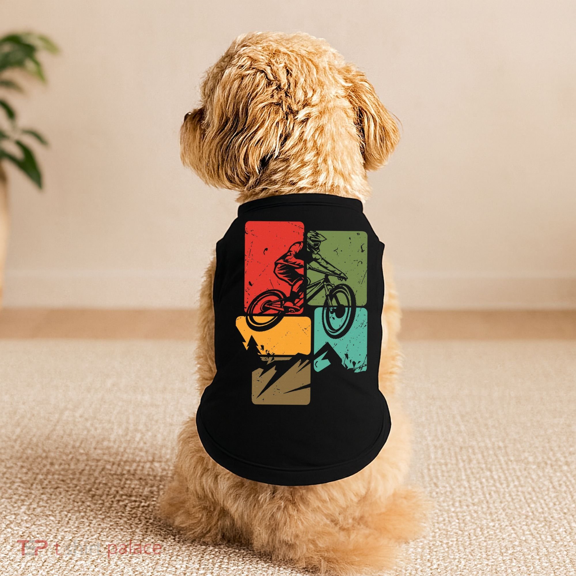 Mtb For Mountain Biker Retro Mountain Bike Doggie Tank