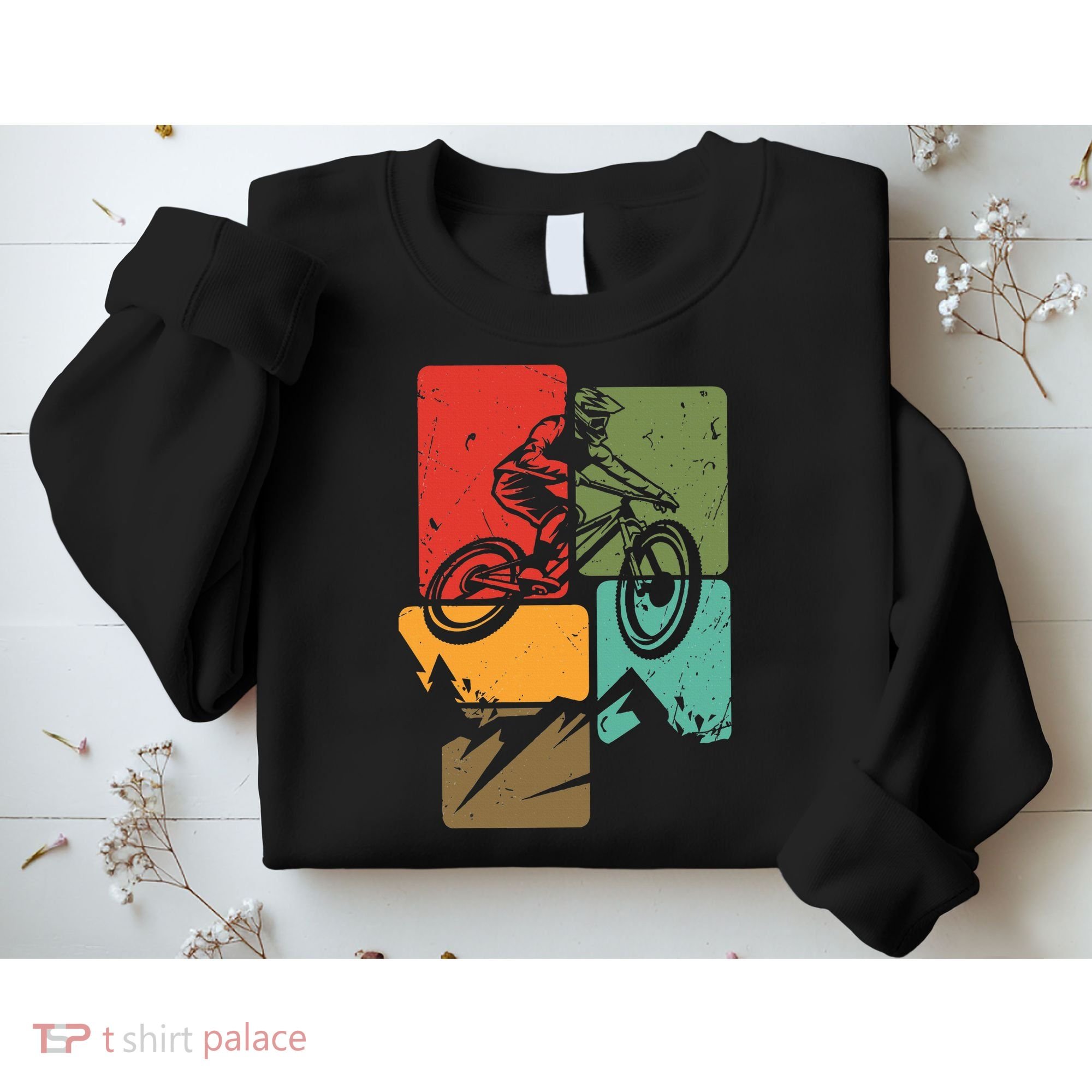 Mtb For Mountain Biker Retro Mountain Bike Sweatshirt