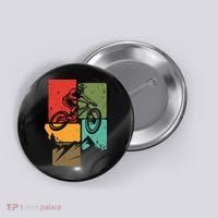 Mtb For Mountain Biker Retro Mountain Bike Button thumb 0