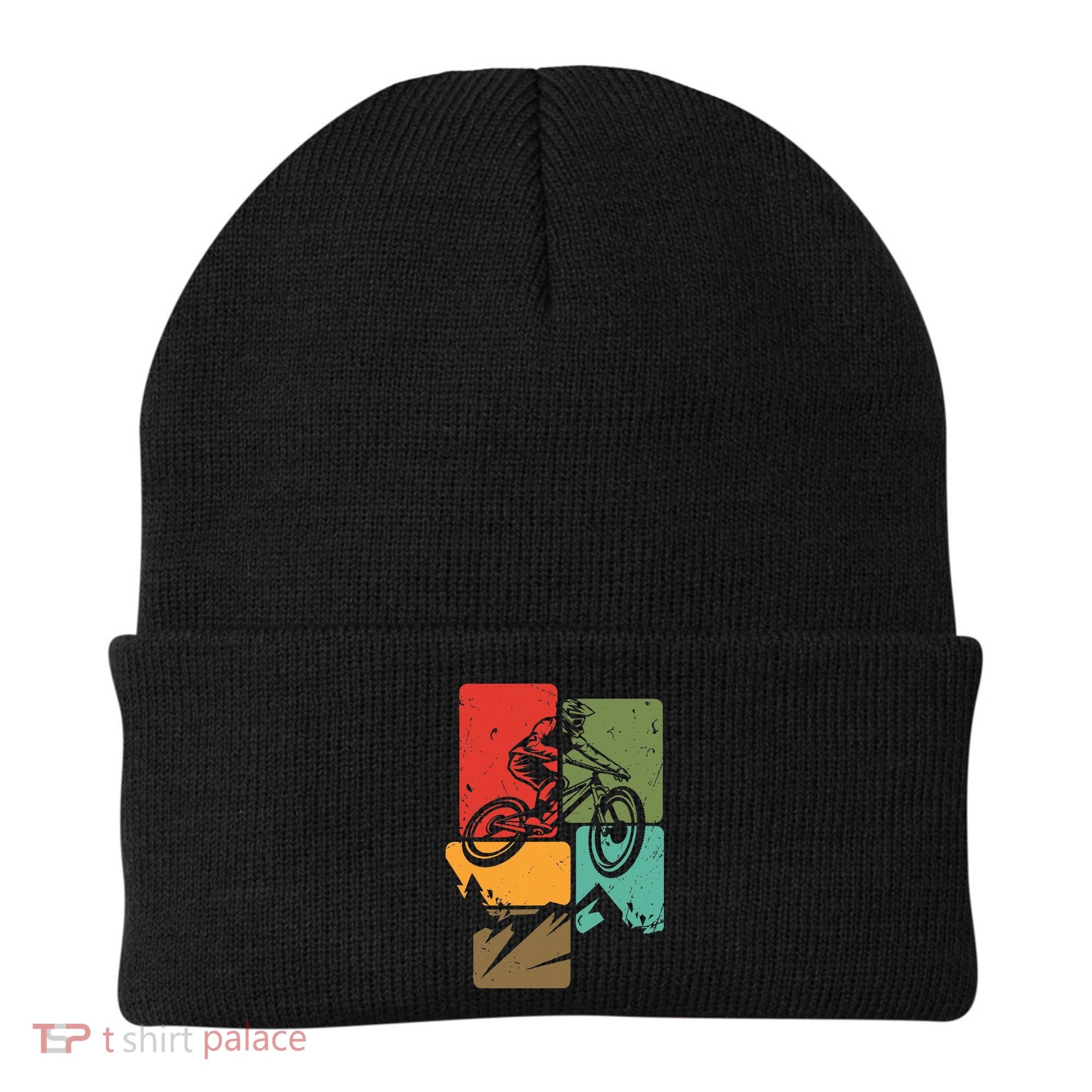Mtb For Mountain Biker Retro Mountain Bike Beanie