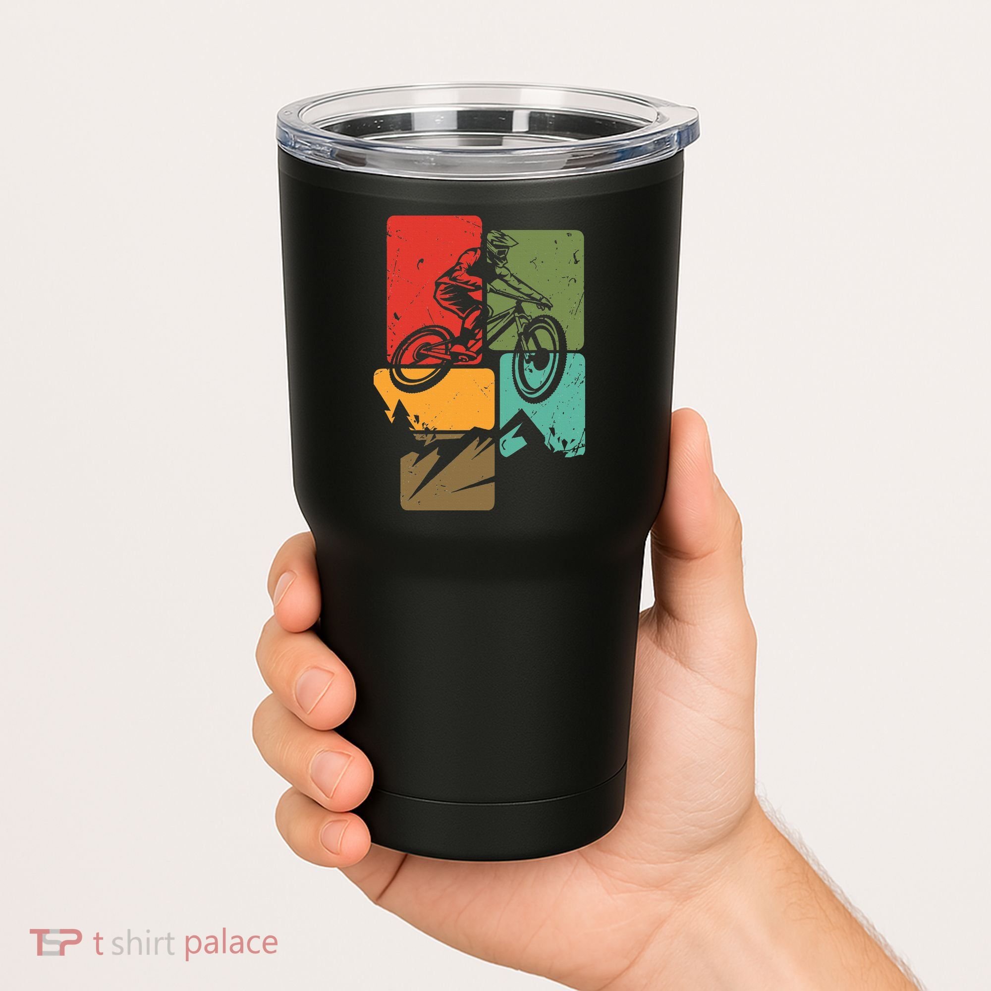 Mtb For Mountain Biker Retro Mountain Bike Tumbler