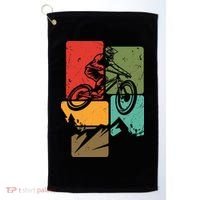 Mtb For Mountain Biker Retro Mountain Bike Golf Towel thumb 0