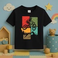 Mtb For Mountain Biker Retro Mountain Bike Toddler T-Shirt thumb 3