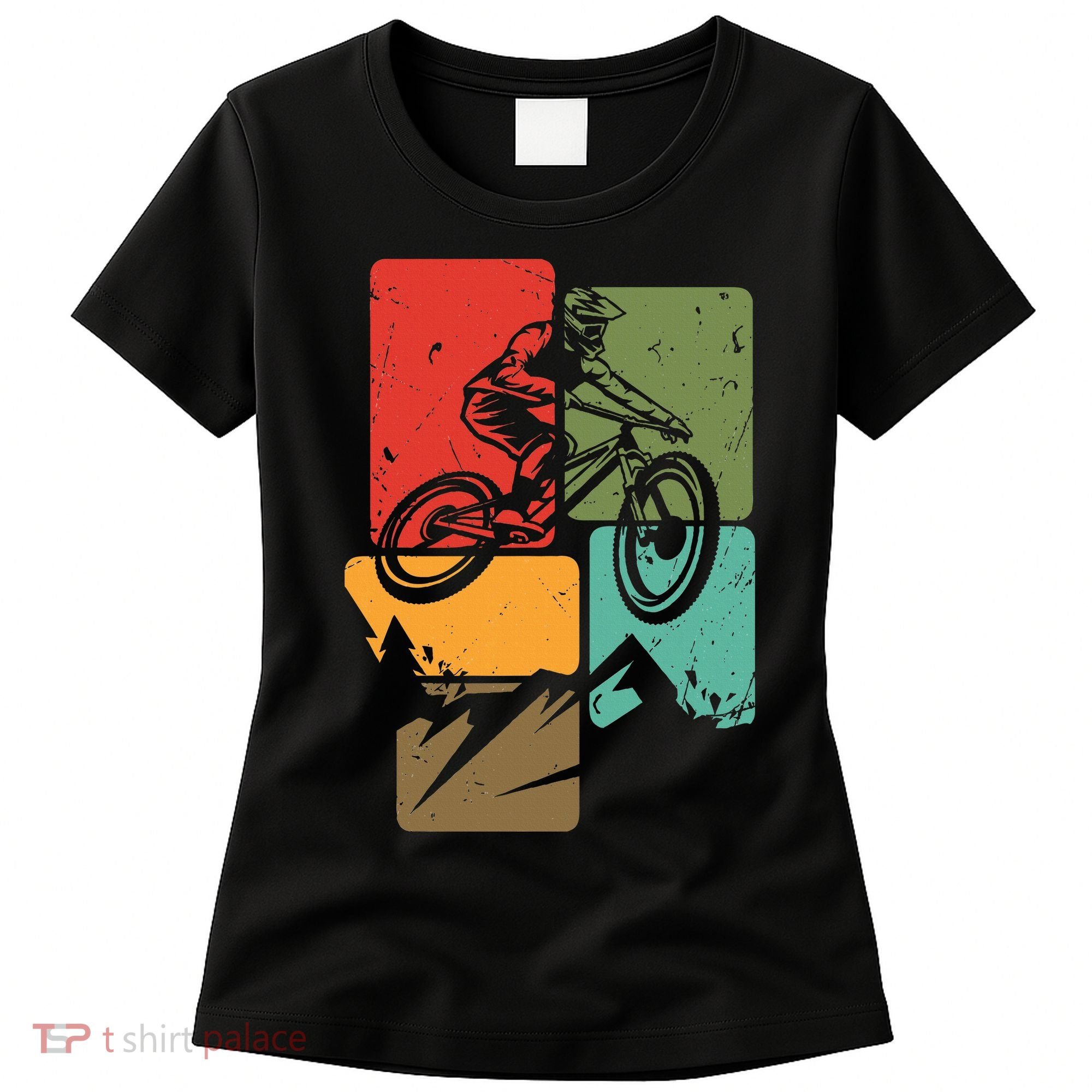 Mtb For Mountain Biker Retro Mountain Bike Women's T-Shirt