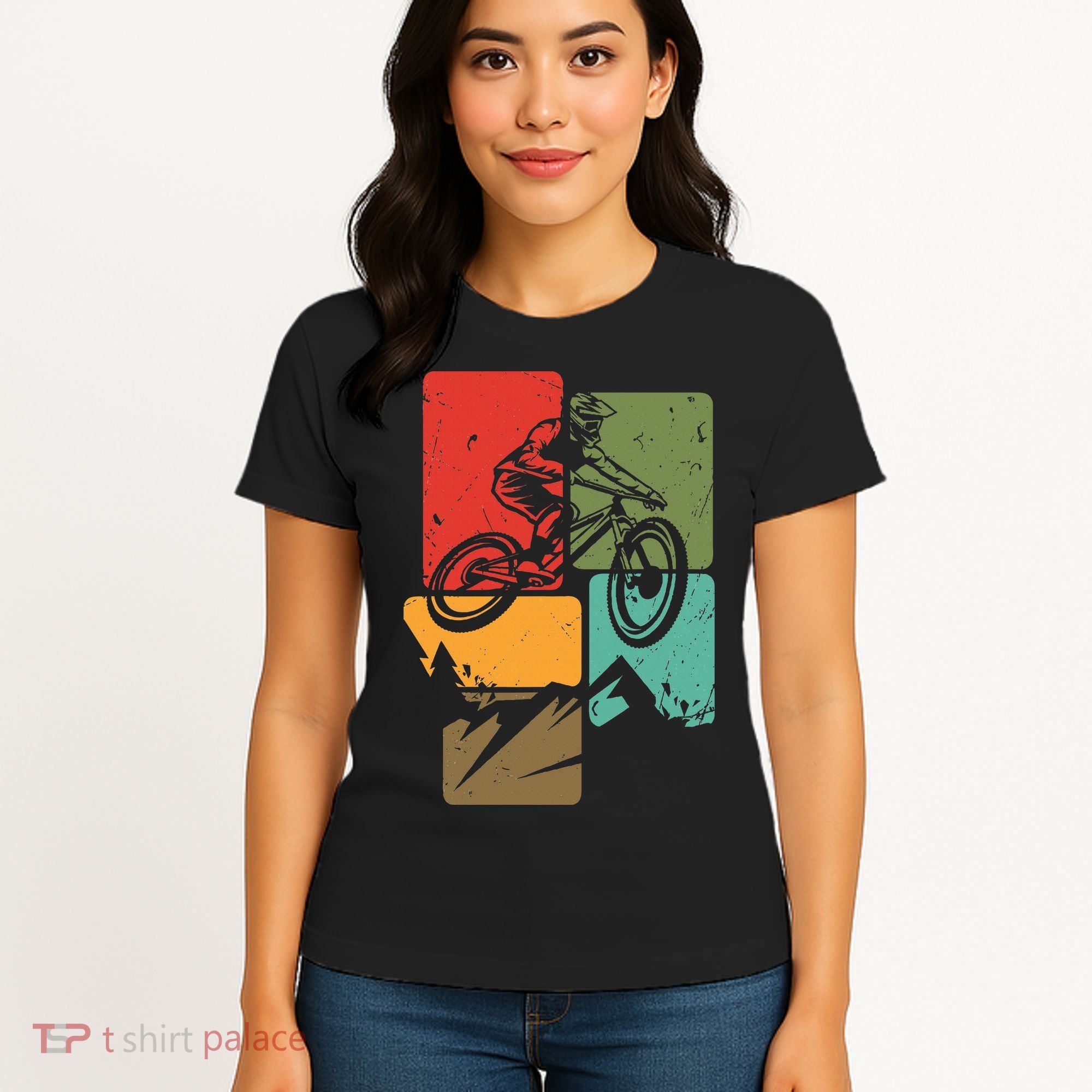 Mtb For Mountain Biker Retro Mountain Bike Women's T-Shirt