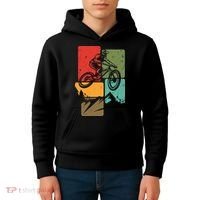 Mtb For Mountain Biker Retro Mountain Bike Kids Hoodie thumb 4