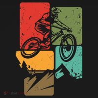 Mtb For Mountain Biker Retro Mountain Bike Kids Hoodie thumb 5