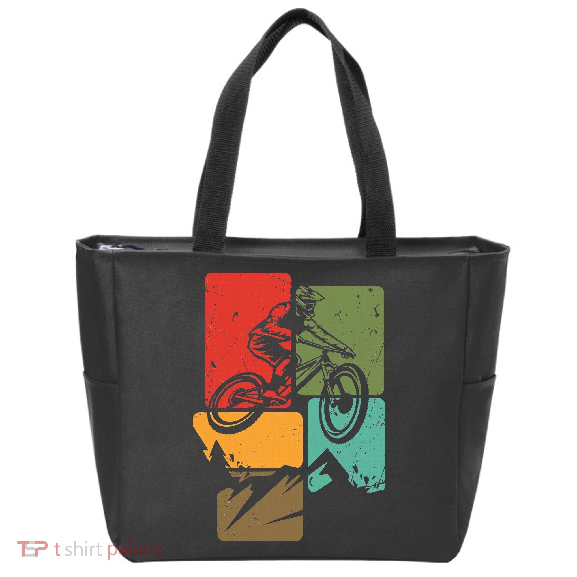 Mtb For Mountain Biker Retro Mountain Bike Tote Bag