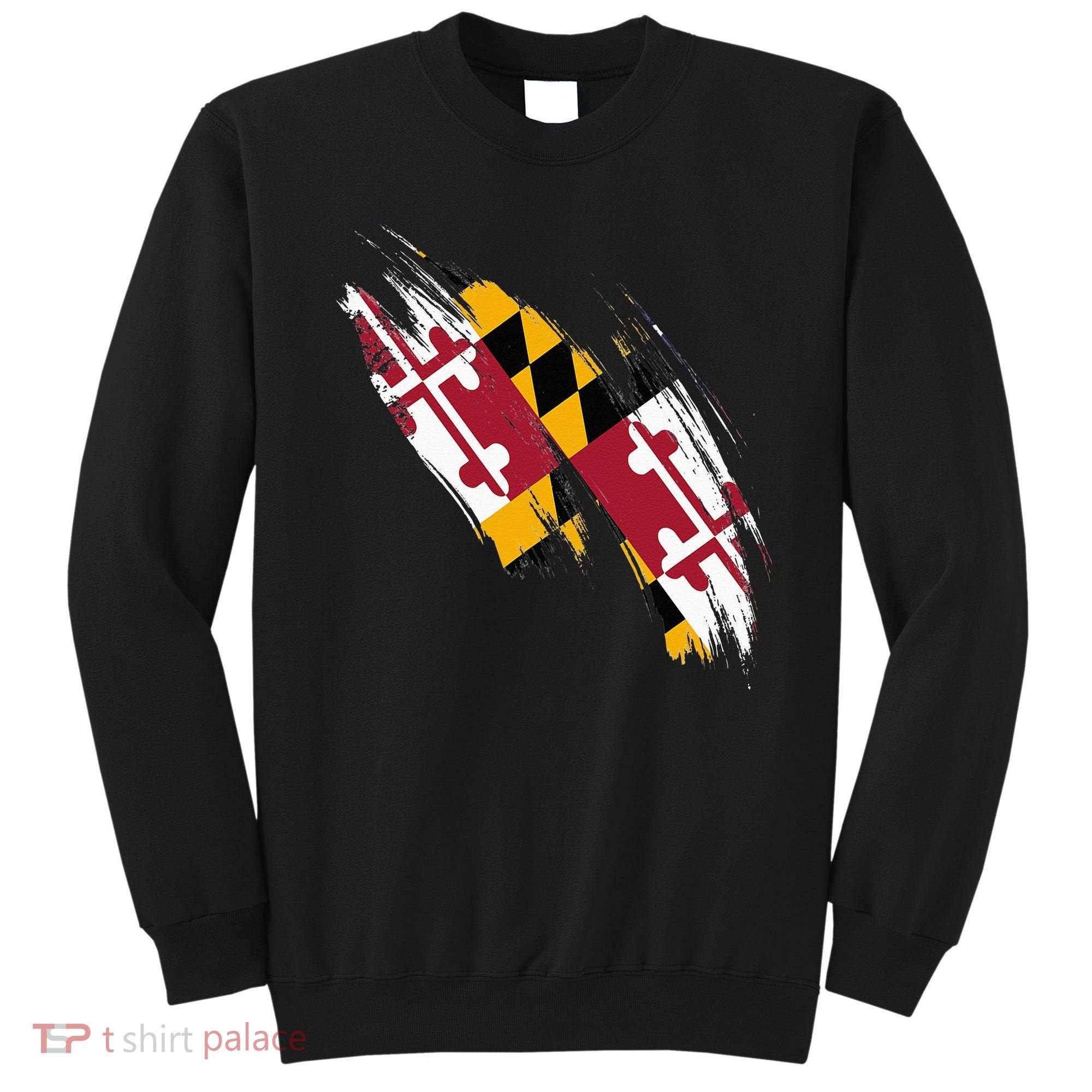 Maryland Flag Marylander Maryland Flag State Pride Sweatshirt