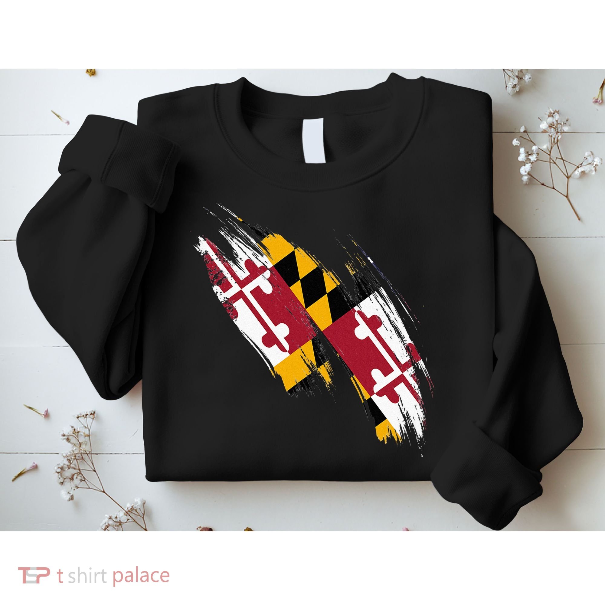 Maryland Flag Marylander Maryland Flag State Pride Sweatshirt