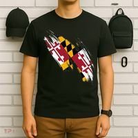 Maryland Flag Marylander Maryland Flag State Pride T-Shirt thumb 6