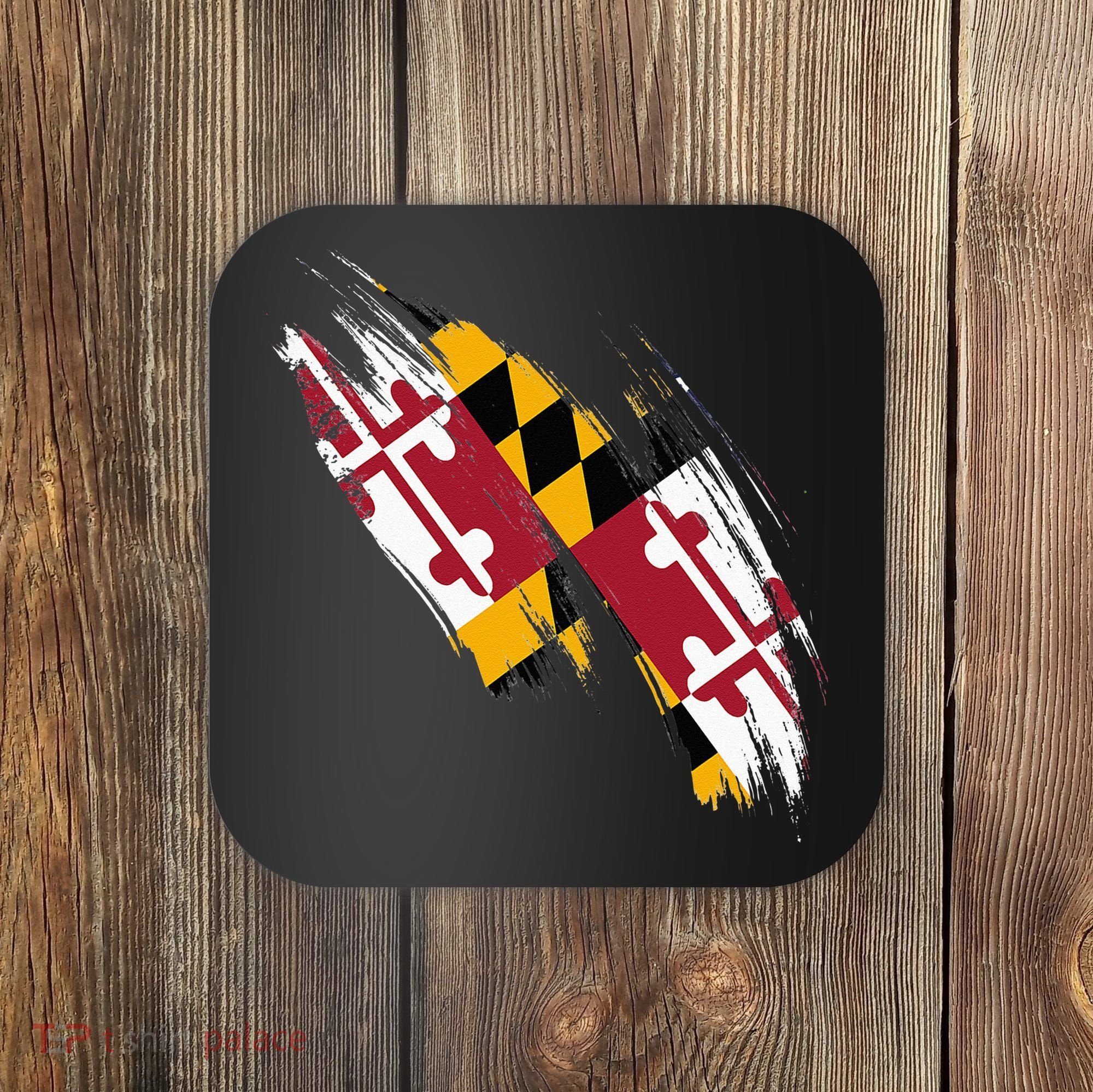Maryland Flag Marylander Maryland Flag State Pride Coaster