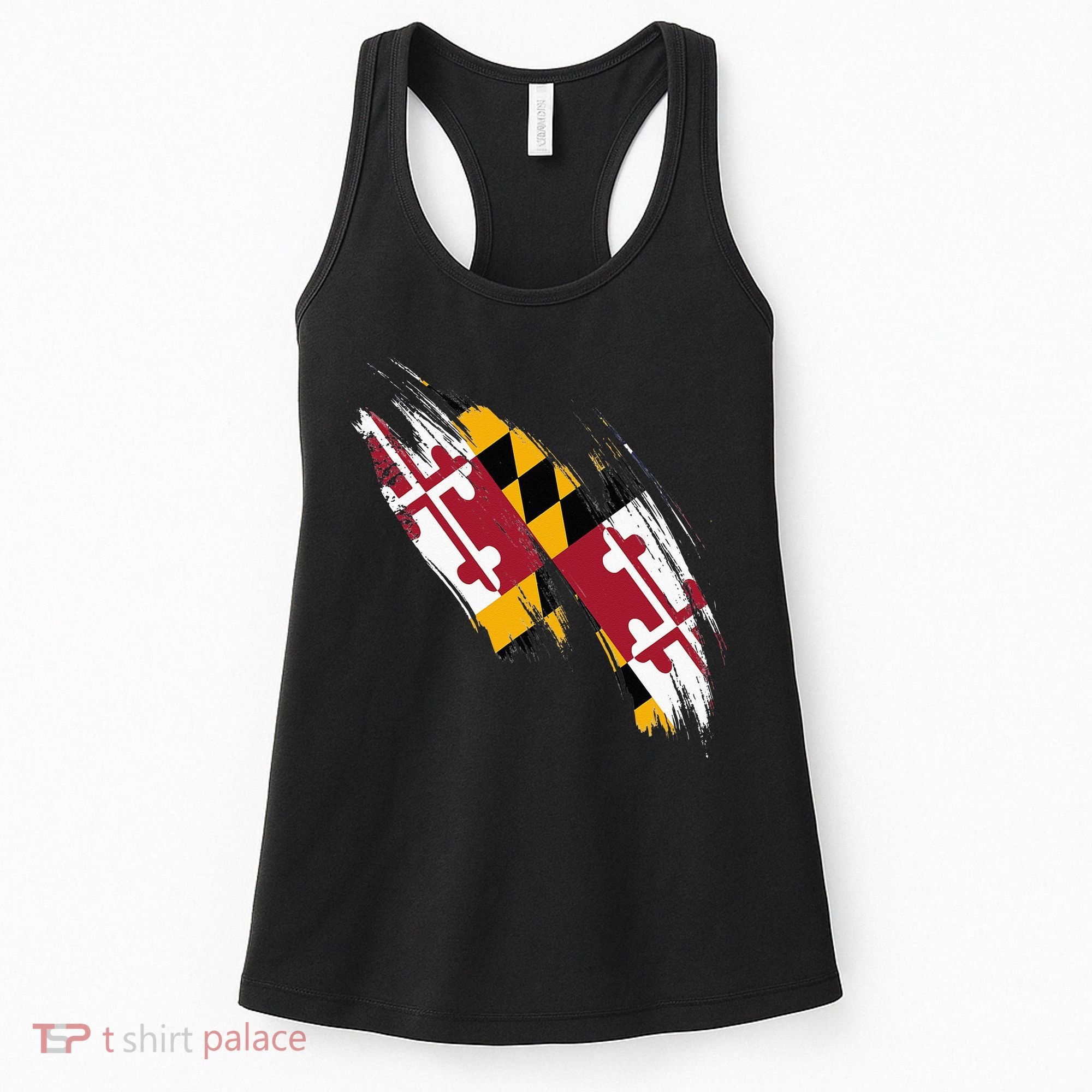 Maryland Flag Marylander Maryland Flag State Pride Women's Tank Top