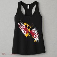 Maryland Flag Marylander Maryland Flag State Pride Women's Tank Top thumb 3