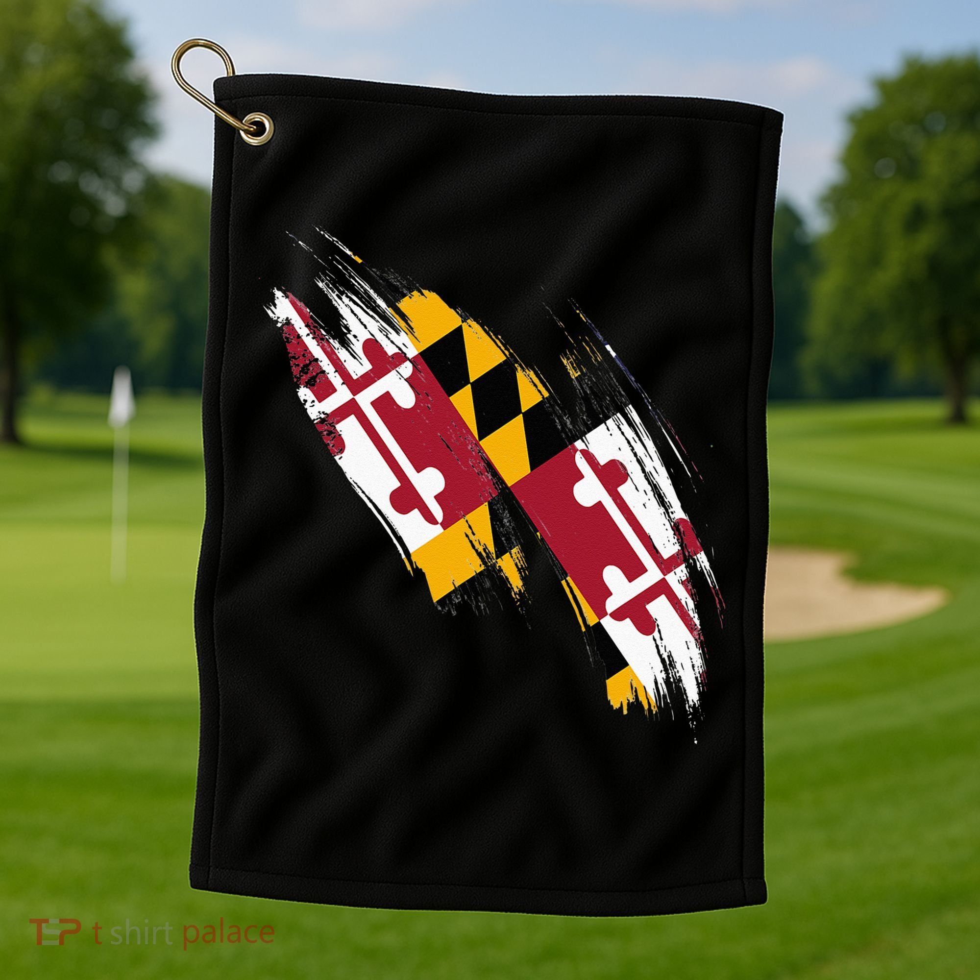 Maryland Flag Marylander Maryland Flag State Pride Golf Towel