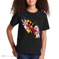 Maryland Flag Marylander Maryland Flag State Pride Kids T-Shirt thumb 2