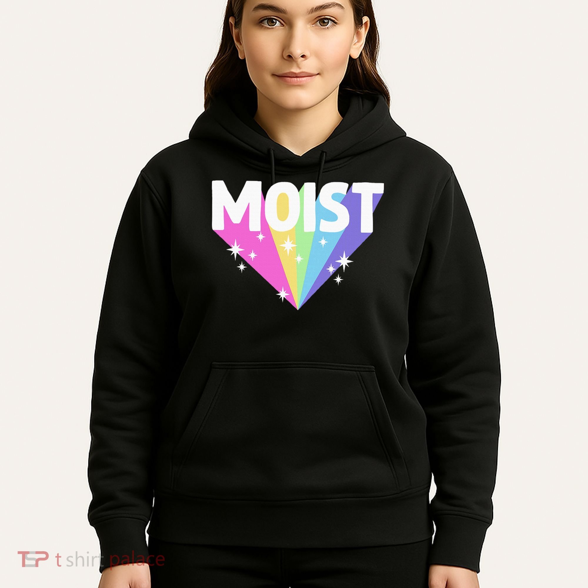 Moist Funny Meme Offensive Weird Cool Hoodie