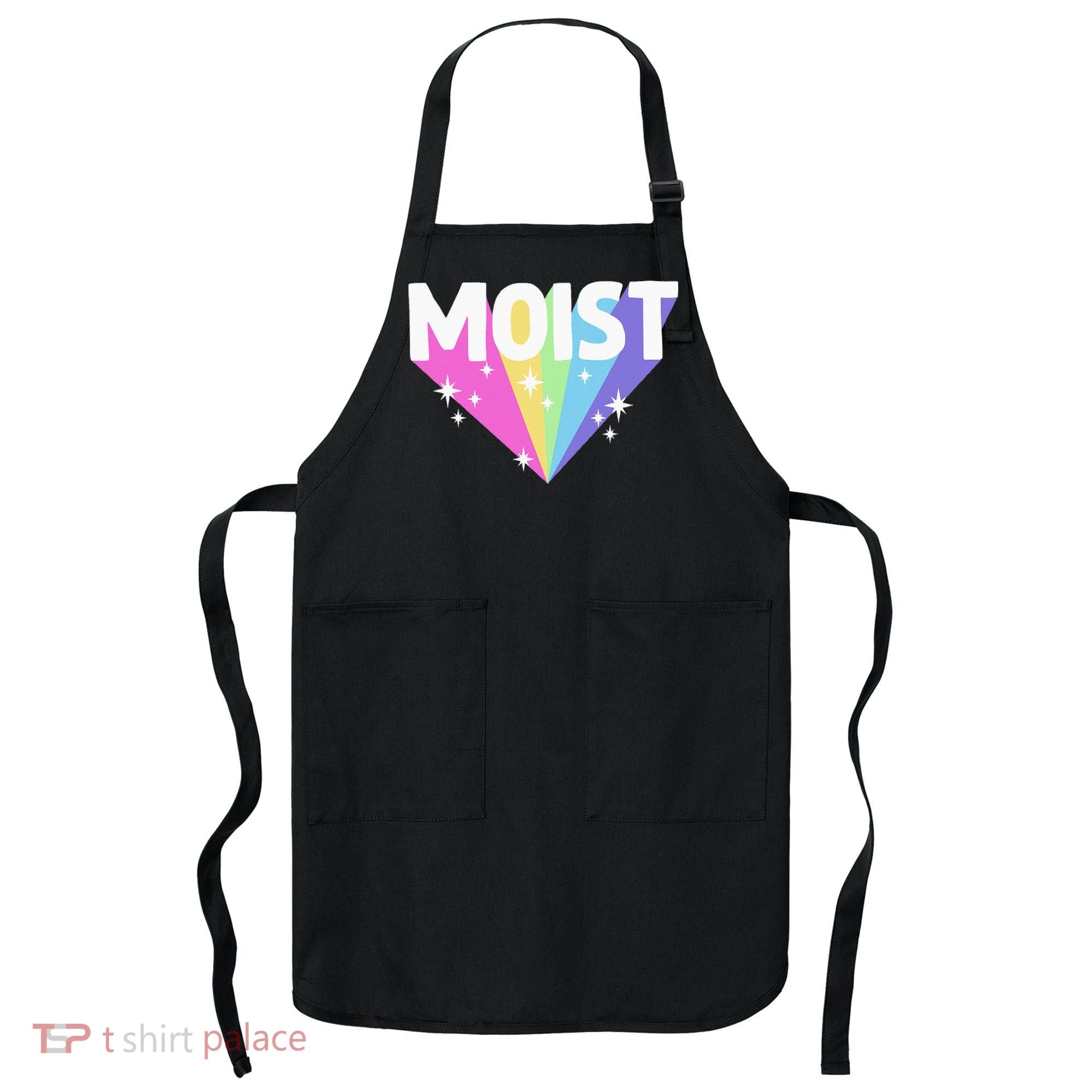 Moist Funny Meme Offensive Weird Cool Apron