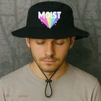 Moist Funny Meme Offensive Weird Cool Bucket Hat thumb 2