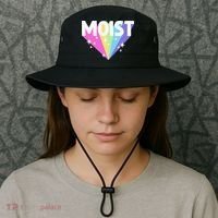 Moist Funny Meme Offensive Weird Cool Bucket Hat thumb 3