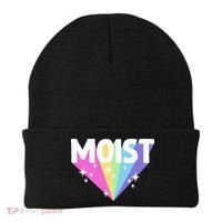 Moist Funny Meme Offensive Weird Cool Beanie thumb 0