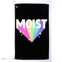 Moist Funny Meme Offensive Weird Cool Golf Towel thumb 0