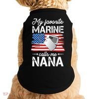 My Favorite Marine Calls Me Nana Doggie Tank thumb 0