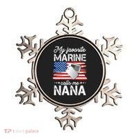 My Favorite Marine Calls Me Nana Ornament thumb 0