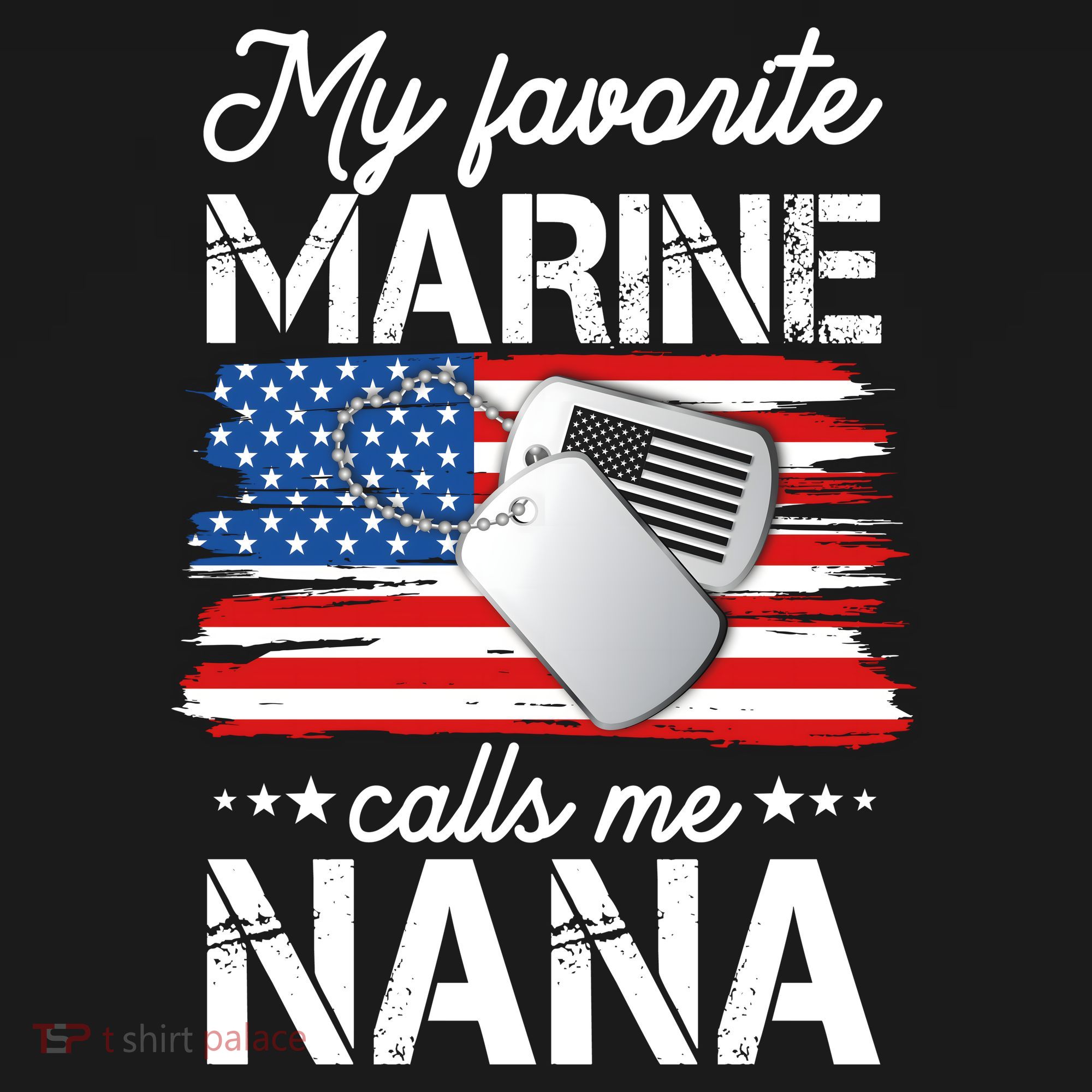 My Favorite Marine Calls Me Nana Women's Tank Top