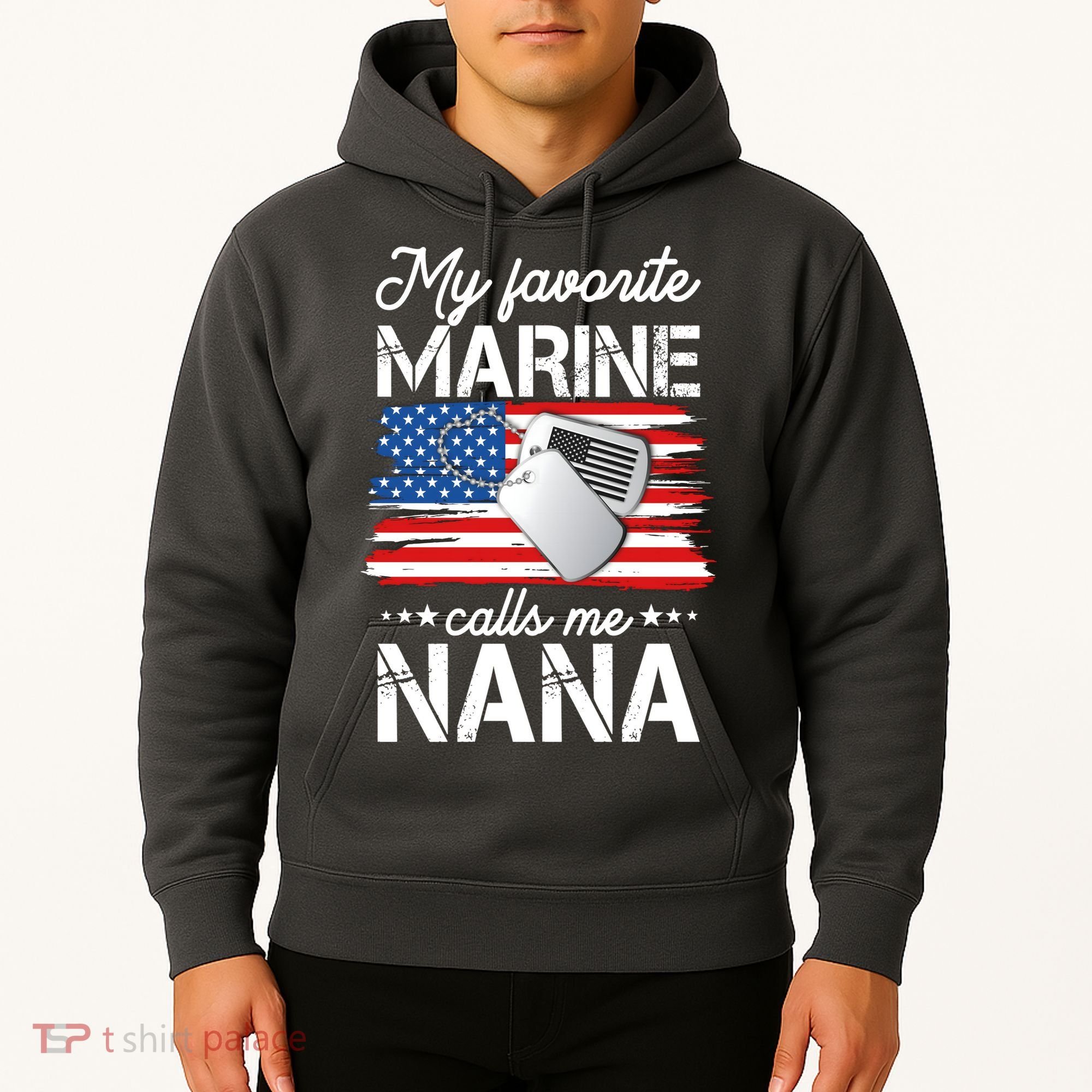 My Favorite Marine Calls Me Nana Hoodie