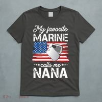 My Favorite Marine Calls Me Nana T-Shirt thumb 5