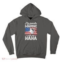My Favorite Marine Calls Me Nana Tall Hoodie thumb 0