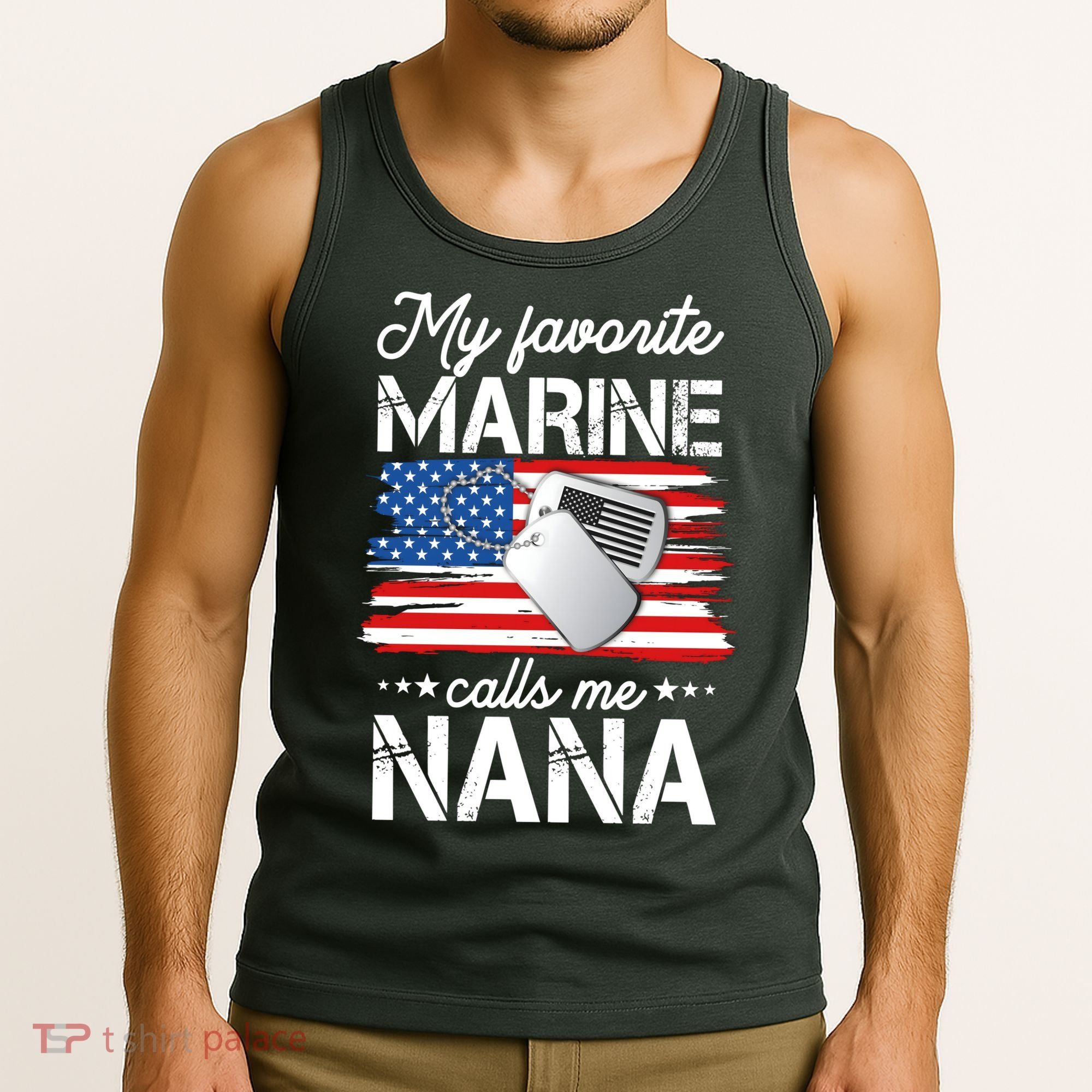 My Favorite Marine Calls Me Nana Tank Top