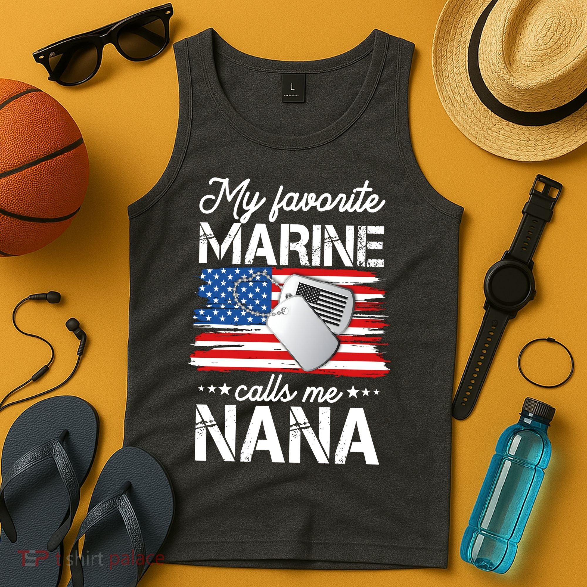 My Favorite Marine Calls Me Nana Tank Top