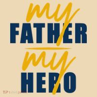 My Father My Hero Cute Dad Gift Tote Bag thumb 4