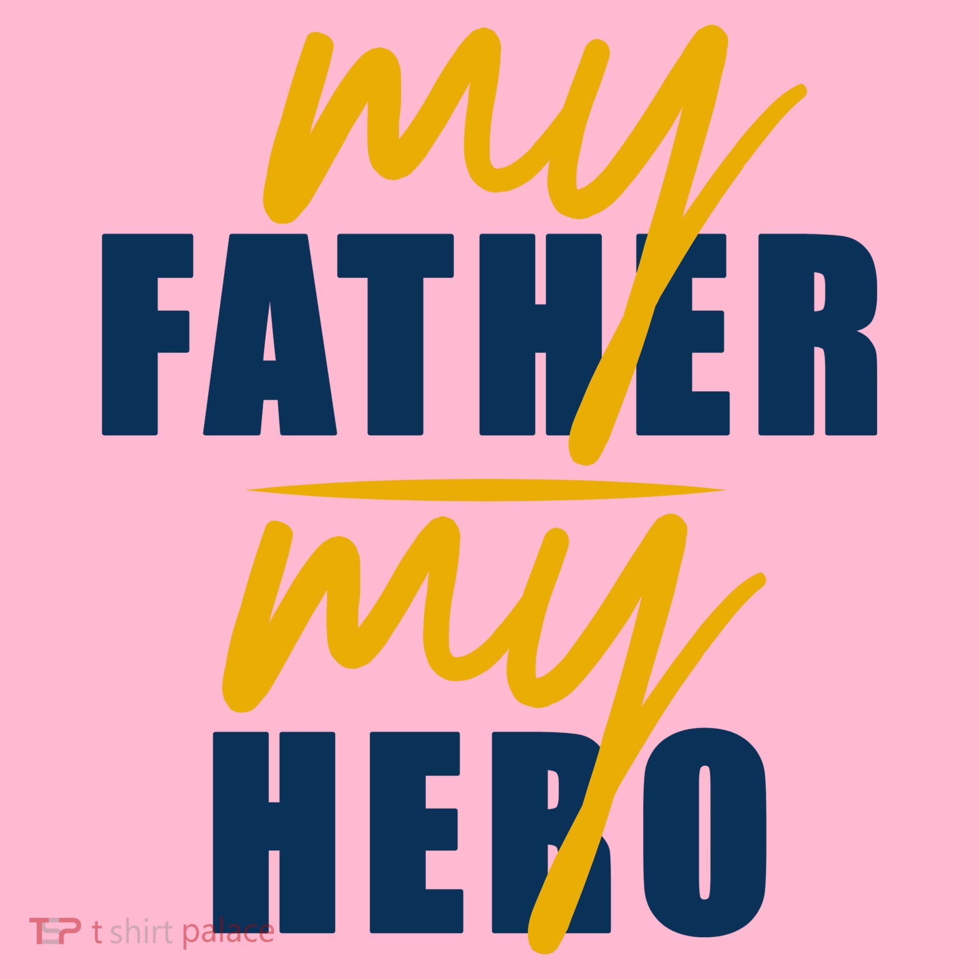 My Father My Hero Cute Dad Gift Coaster