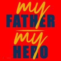 My Father My Hero Cute Dad Gift Santa Hat thumb 1