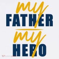 My Father My Hero Cute Dad Gift Long Sleeve Shirt thumb 2