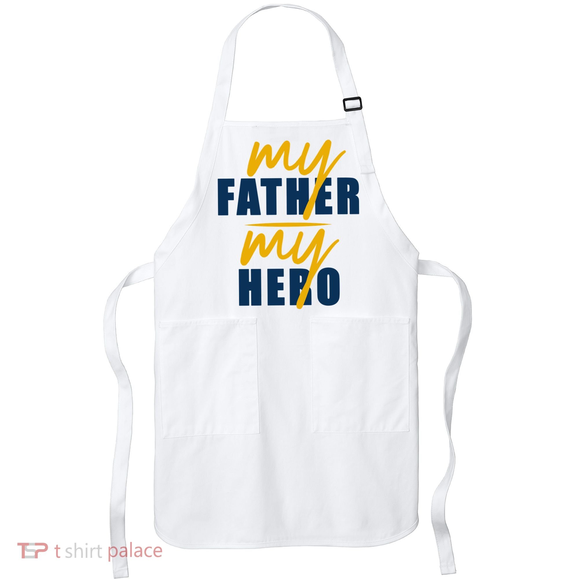 My Father My Hero Cute Dad Gift Apron