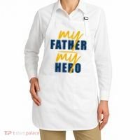 My Father My Hero Cute Dad Gift Apron thumb 2