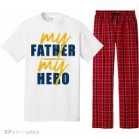 My Father My Hero Cute Dad Gift Pajama Set thumb 0