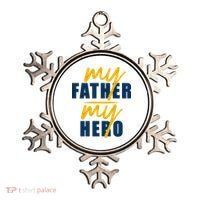 My Father My Hero Cute Dad Gift Ornament thumb 0